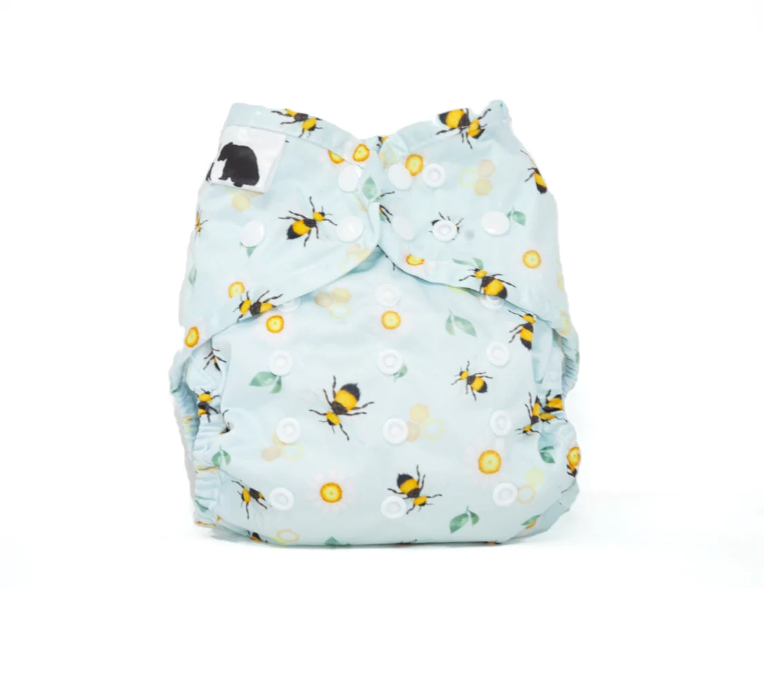 Bear Bott All in One Nappy - Bamboo