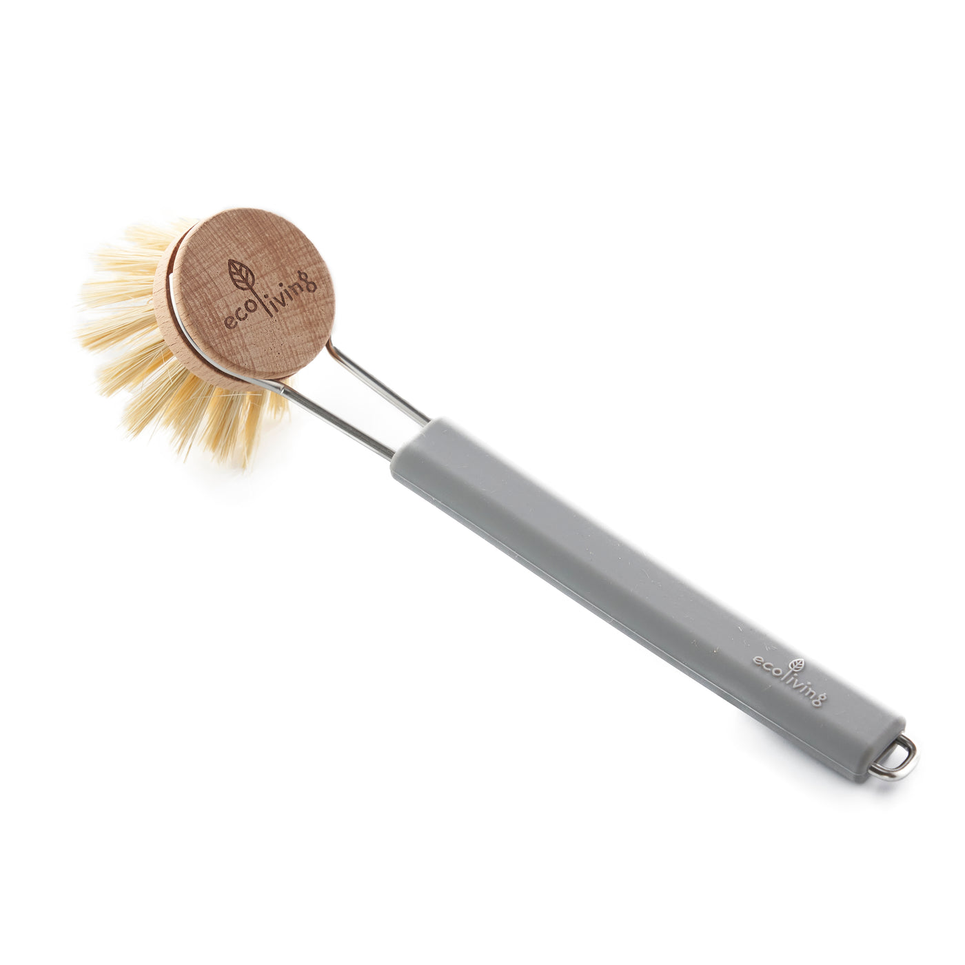EcoLiving Dish Brush with Replaceable Head - Grey Handle